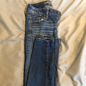 American Eagle ripped jeans